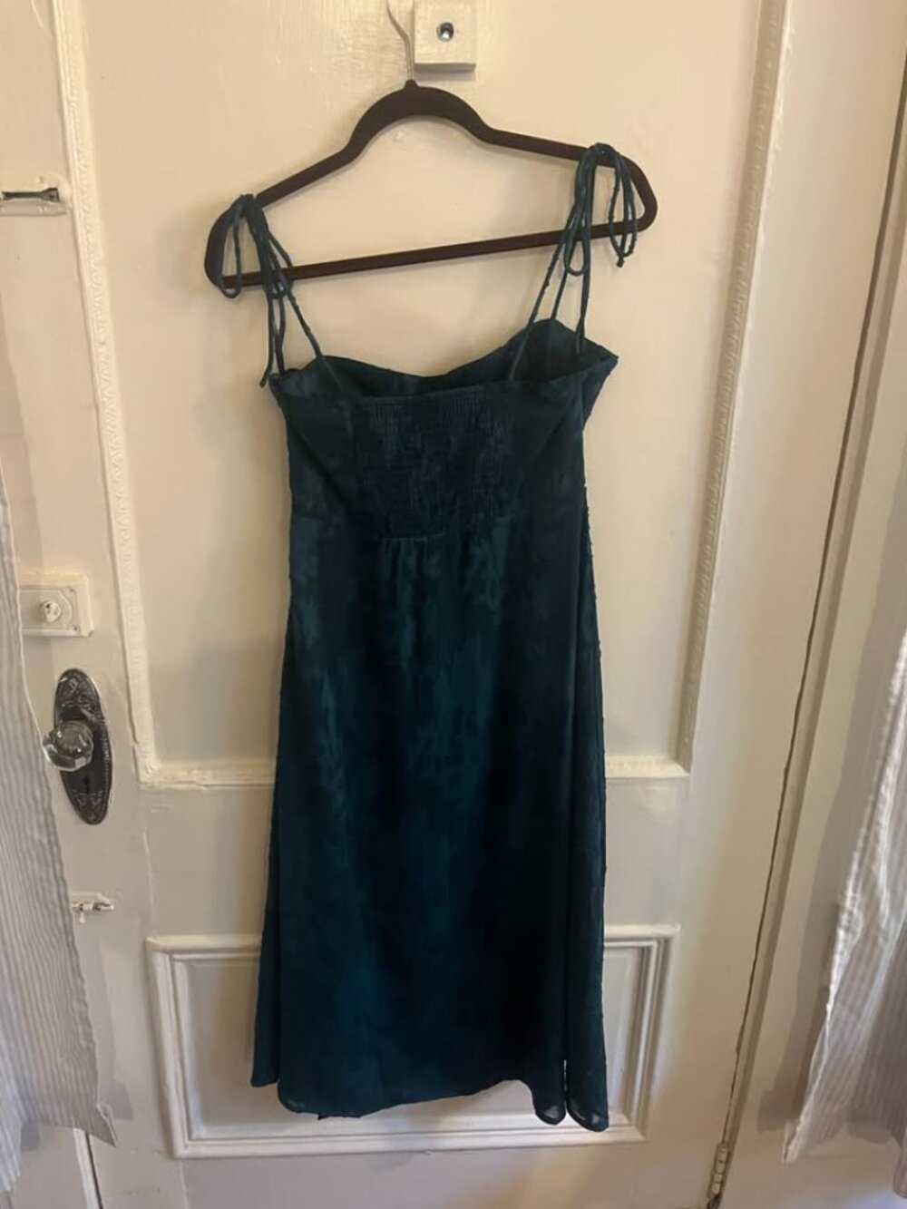 Lulus Loveliest Looks Jacquard Tie-Strap Midi Dress - Wedding Guest - Picture 3 of 5